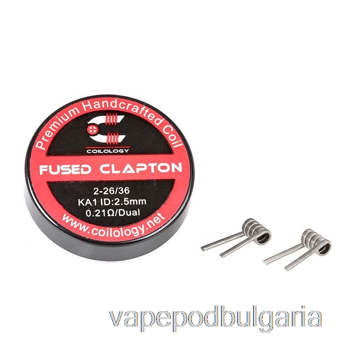 Vape Bulgaria Coilology Performance Prebuilt Coils Fused Clapton - 0.21ohm Ka1